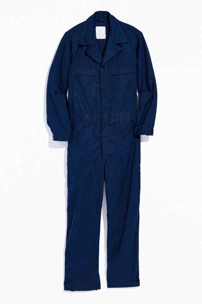 Vintage Navy Blue Coverall Urban Outfitters