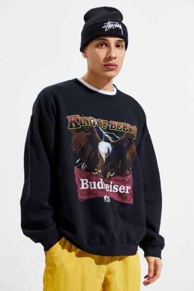 budweiser crew neck sweatshirt