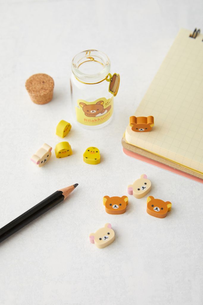 Rilakkuma Mini Eraser Set Urban Outfitters