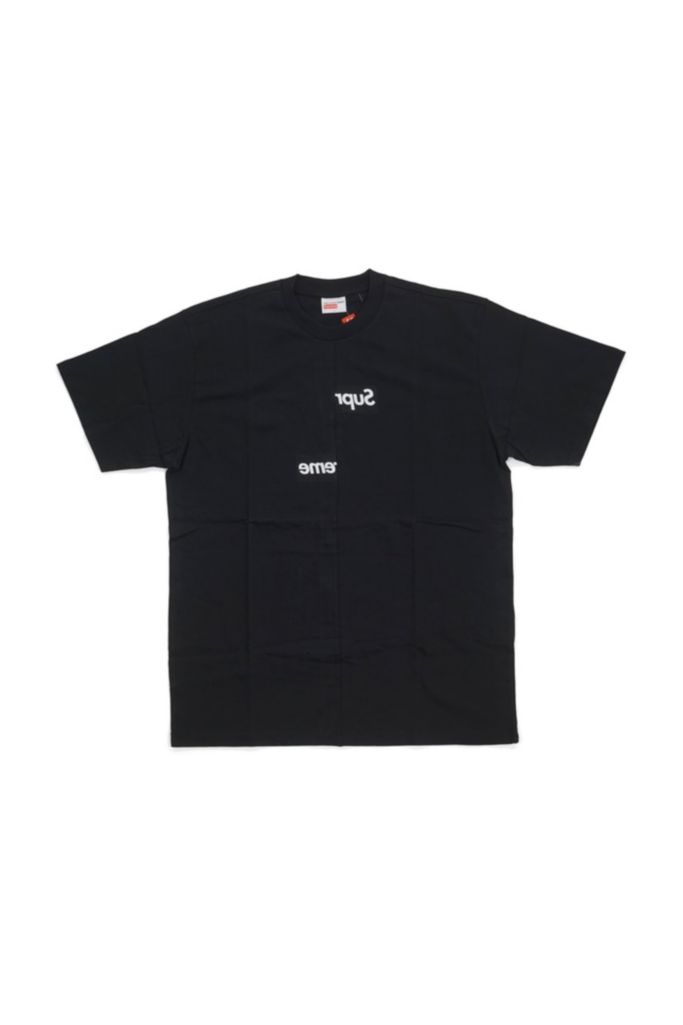 Supreme Comme Des Garcons Shirt Split Box Logo Tee Urban Outfitters