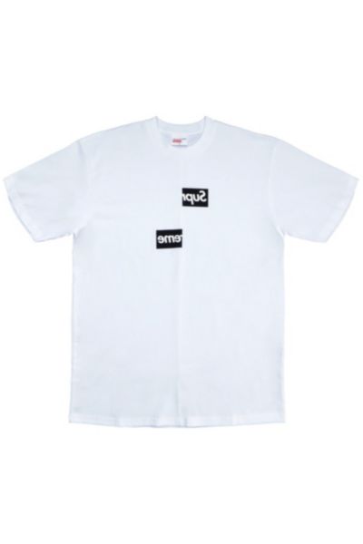 comme des garcons logo shirt