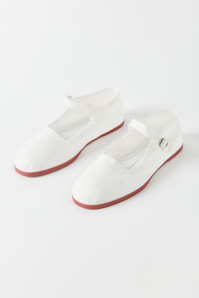 cotton mary janes