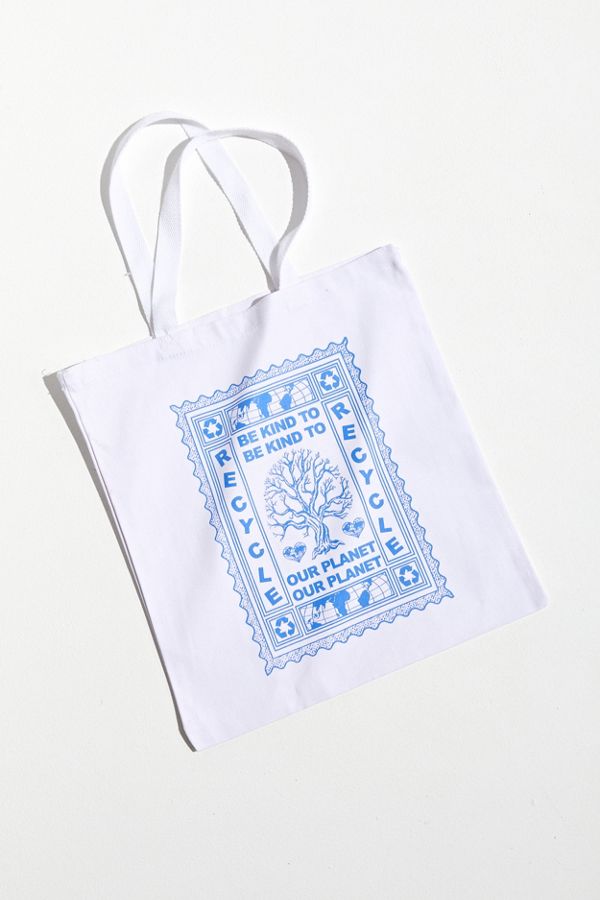 Recycle Stamp Tote Bag Urban Outfitters