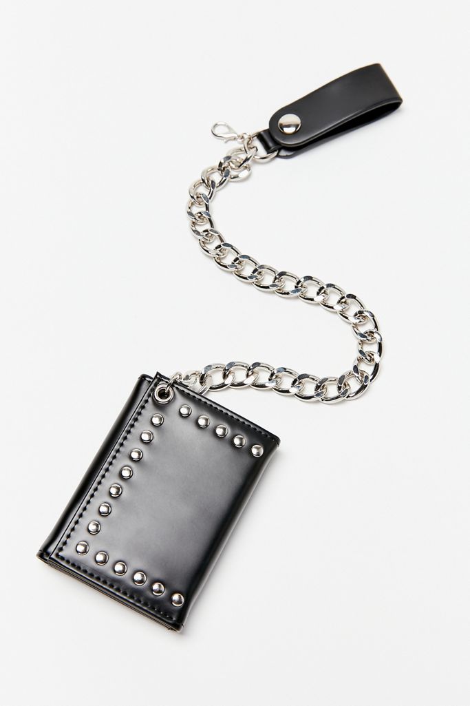 Skylar Studded Chain Wallet Urban Outfitters