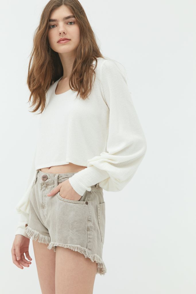 Out From Under Gemma Cozy Balloon Sleeve Top | Urban Outfitters