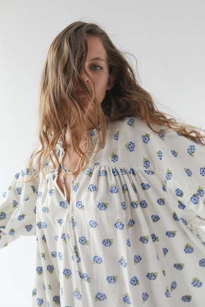 long sleeve frock dress