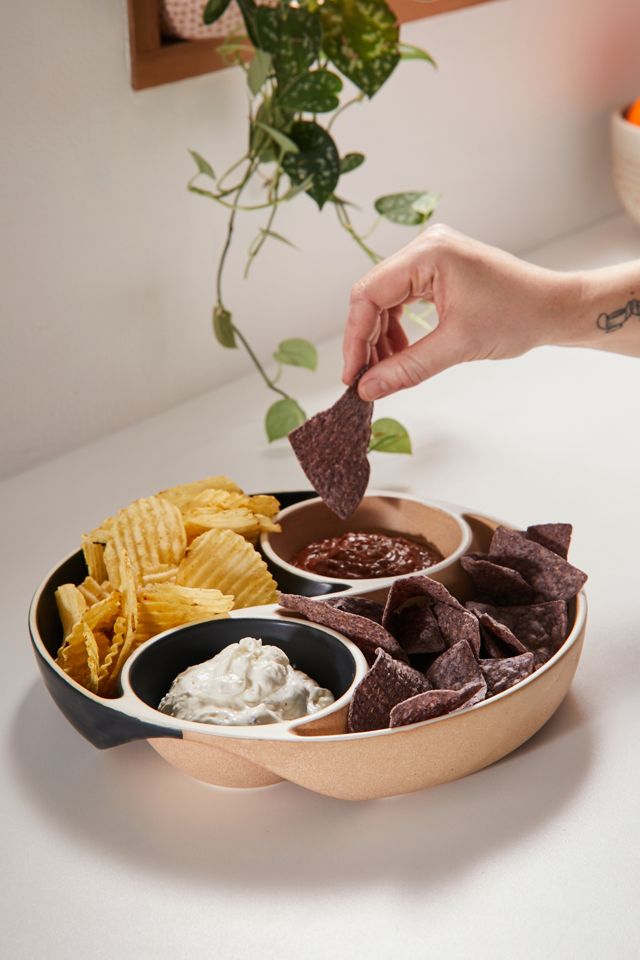 Yin Yang Chip And Dip Bowl Urban Outfitters Canada