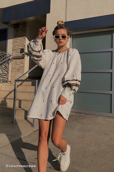 long sleeve frock dress