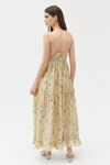UO Millstone Floral Tiered Ruffle Maxi Dress | Urban Outfitters
