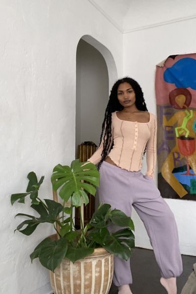 reverse weave boyfriend sweatpant