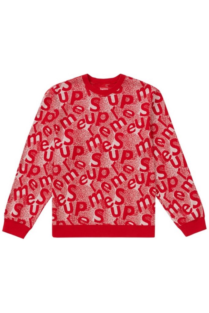 Supreme Scatter Text Crewneck | Urban Outfitters