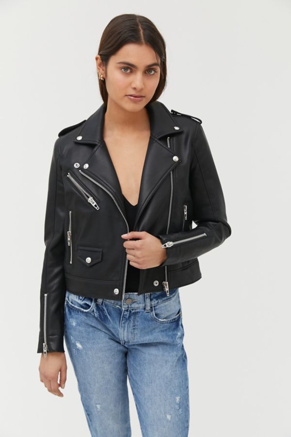 BLANKNYC In Plain Sight Faux Leather Moto Jacket | Urban Outfitters