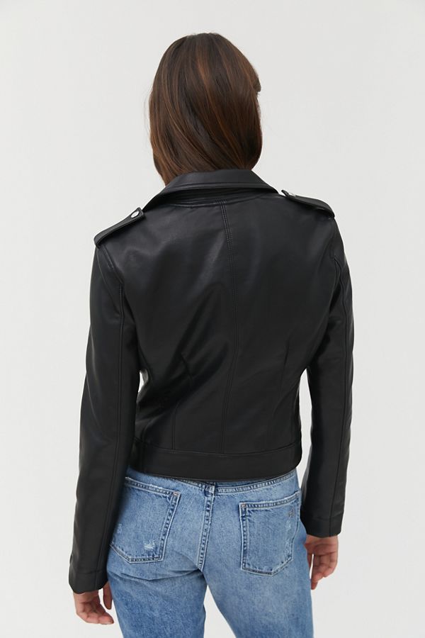 BLANKNYC In Plain Sight Faux Leather Moto Jacket | Urban Outfitters