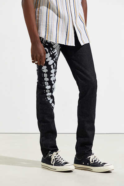 tie dye skinny jeans