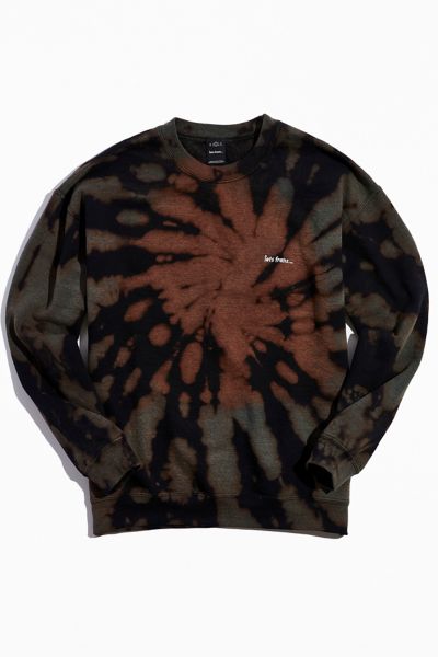 tie dye crewneck mens