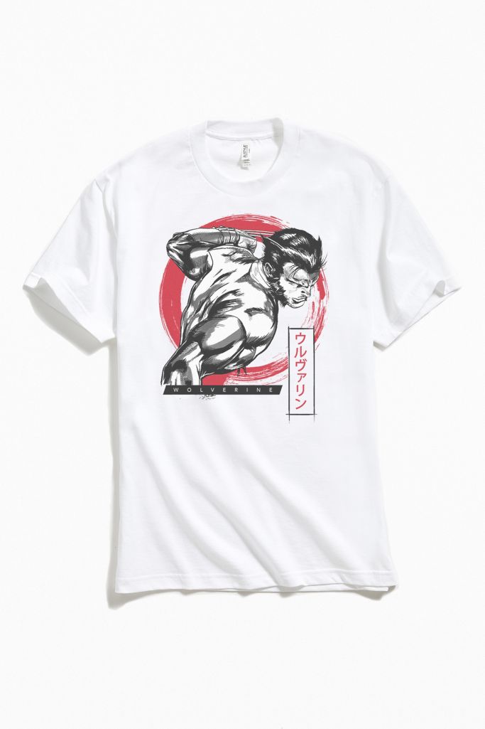 Wolverine Kanji Tee | Urban Outfitters