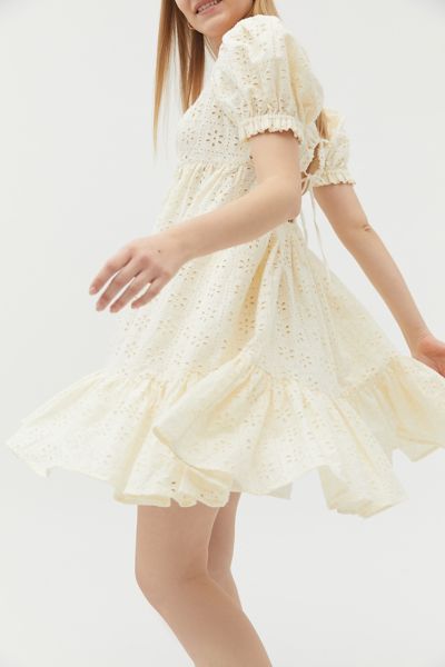 babydoll mini dress
