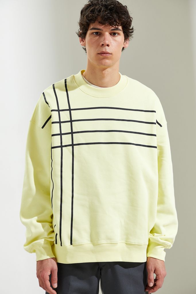 SWEET SKTBS Subtle Stripe Crew Neck Sweatshirt | Urban Outfitters Canada