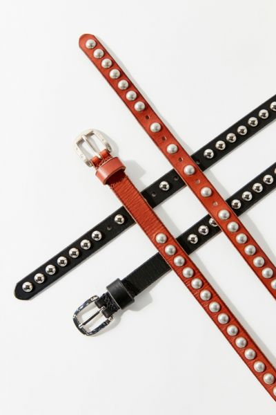 studded leather belt