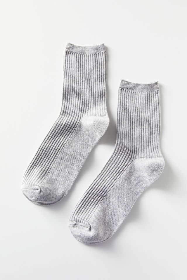 Basic Ribbed Crew Comfy Sock Urban Outfitters