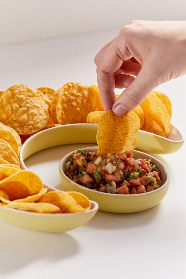 Bamboozle Eclipse Chip And Dip Serving Dish Set Urban Outfitters