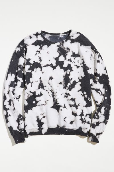 black and white tie dye sweatshirt