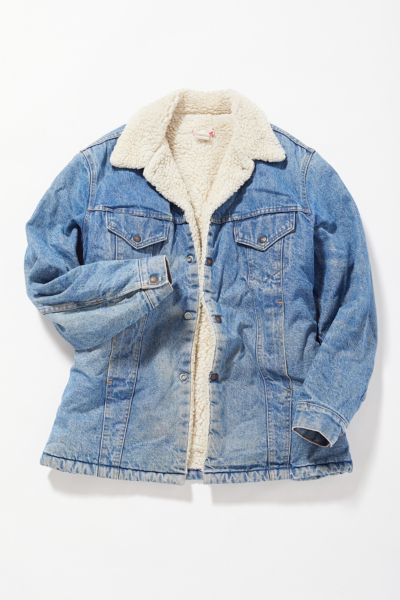 levi's longline sherpa jacket