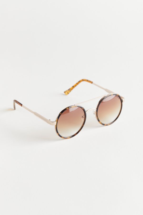 Zelda Brow Bar Round Sunglasses Urban Outfitters Canada 0797