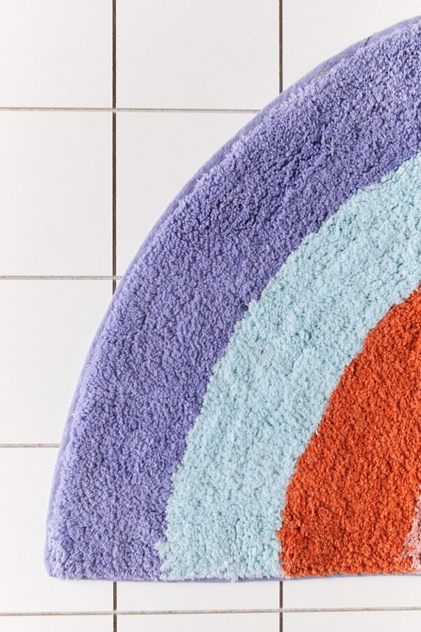 Rainbow Bath Mat Urban Outfitters