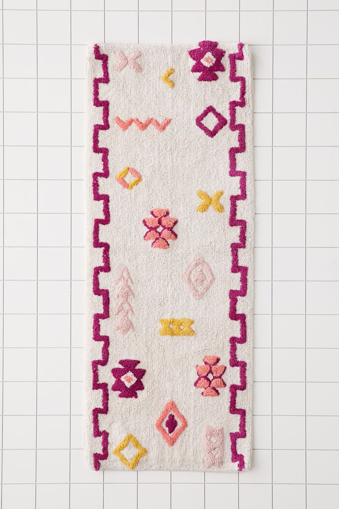 Kyle Geo Runner Bath Mat Urban Outfitters