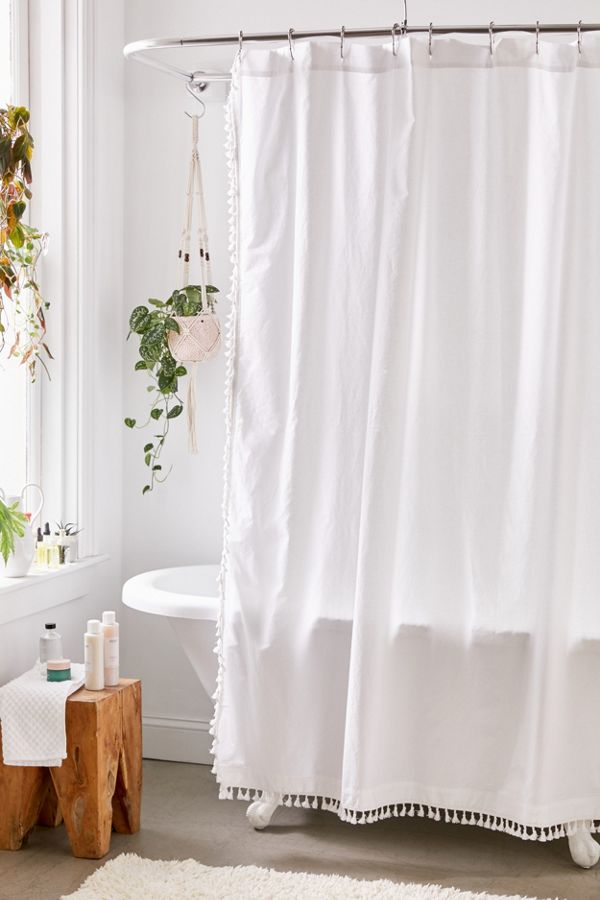 Slide View: 1: Allie Tassel Shower Curtain