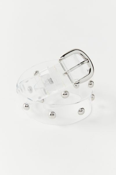 clear plastic belt
