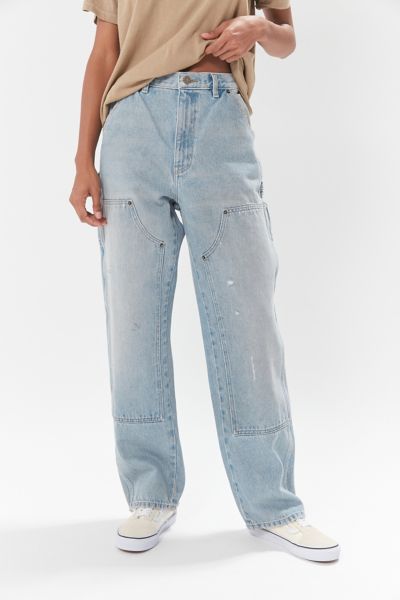 high waisted carpenter jeans