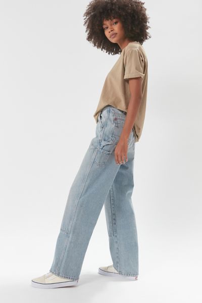 high waisted carpenter jeans