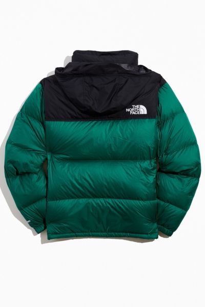 north face green puffer jacket