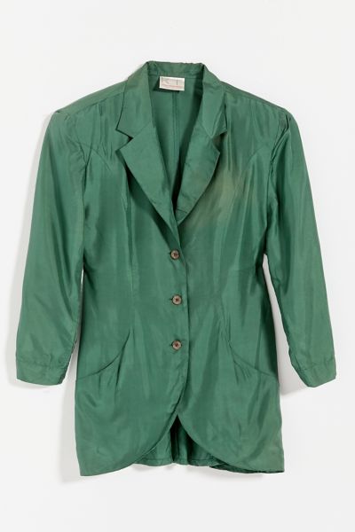 vintage green blazer