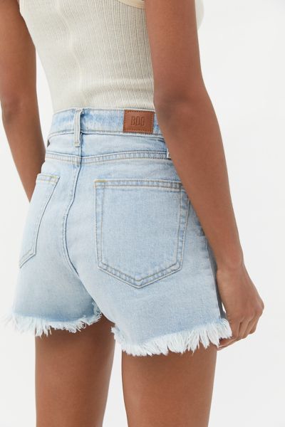 stretch denim short