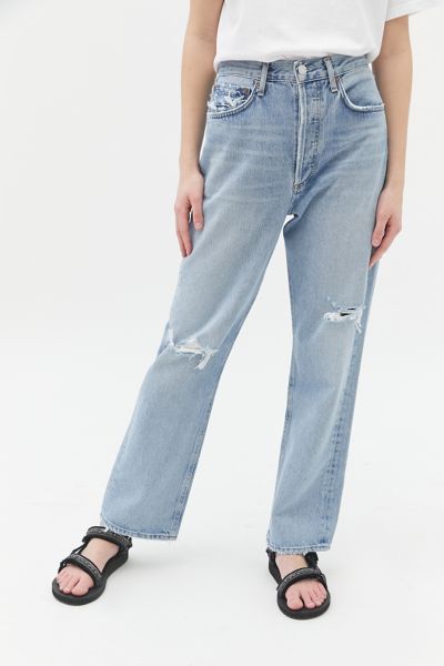 agolde straight leg jeans