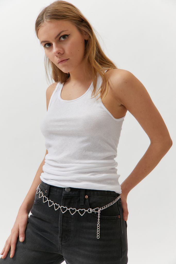 Heart Chain Belt Urban Outfitters Canada