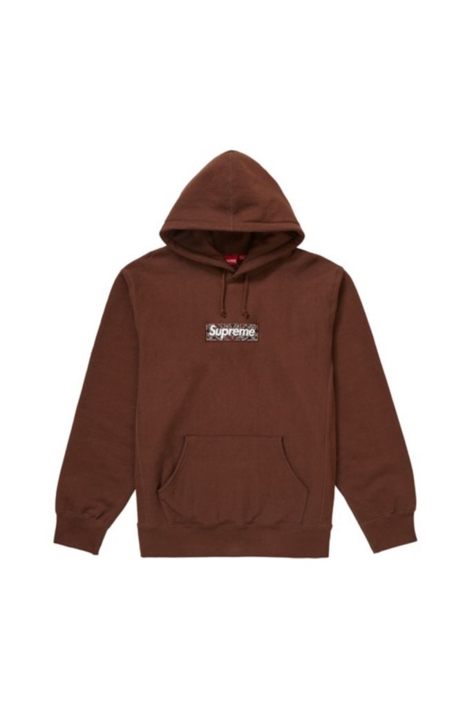 Supreme Bandana Box Logo Hoodie Red