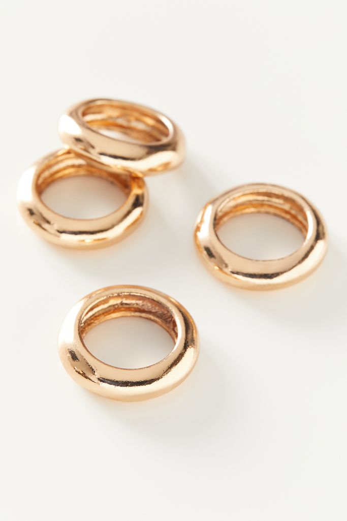 Statement Band Ring Set Urban Outfitters