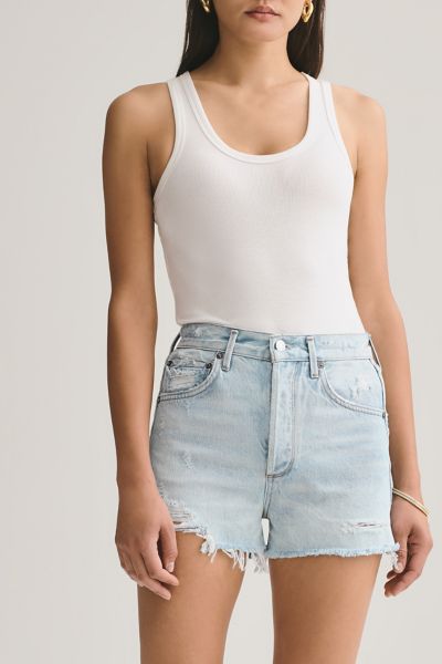 agolde high rise shorts