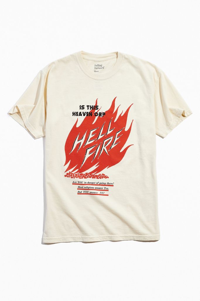 Falling Forward Hell Fire Tee Urban Outfitters