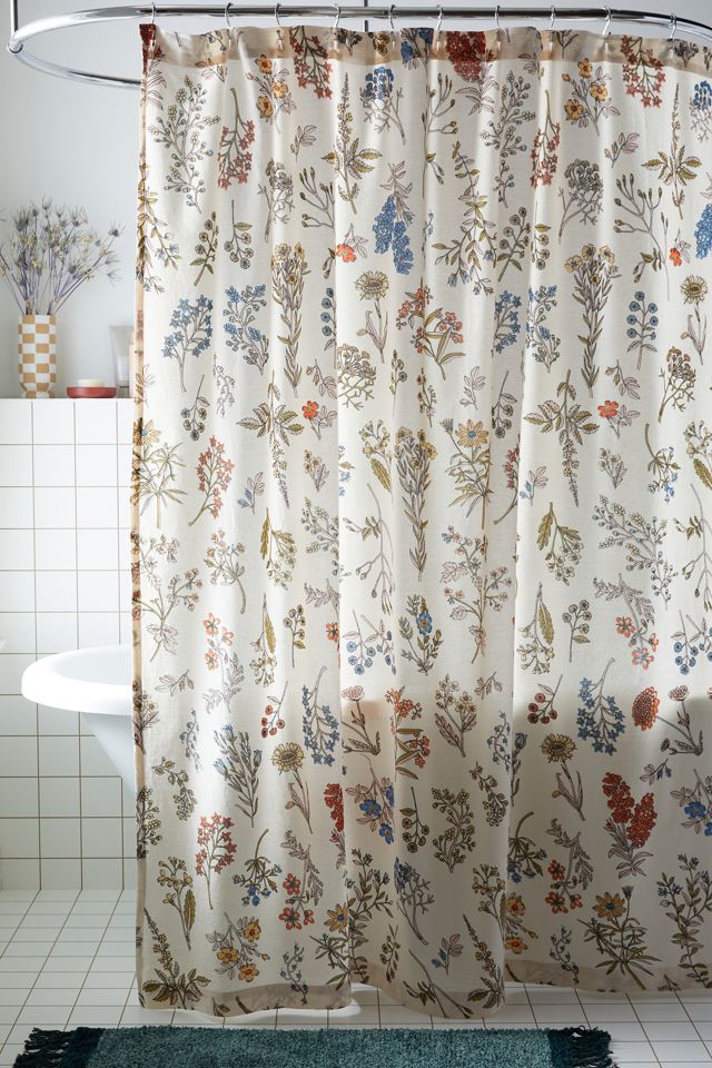 Myla Floral Shower Curtain | Urban Outfitters