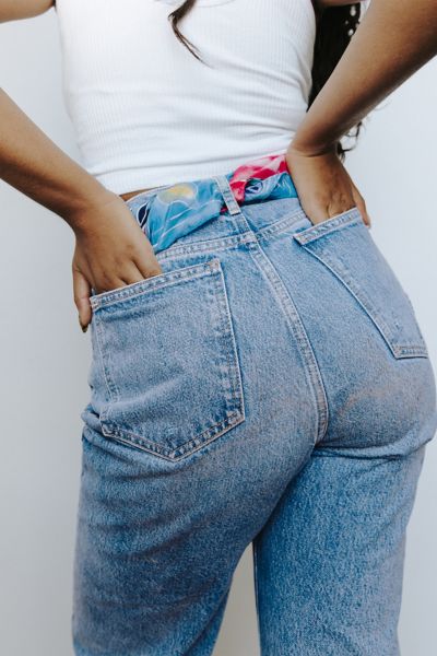 retro high waisted jeans