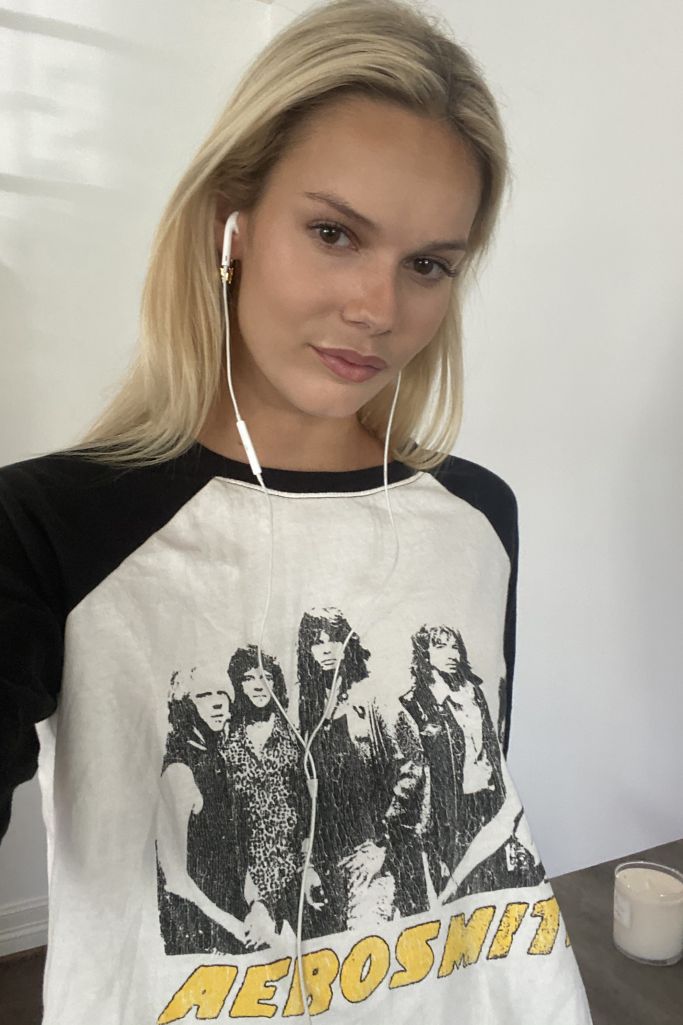 aerosmith baseball tee