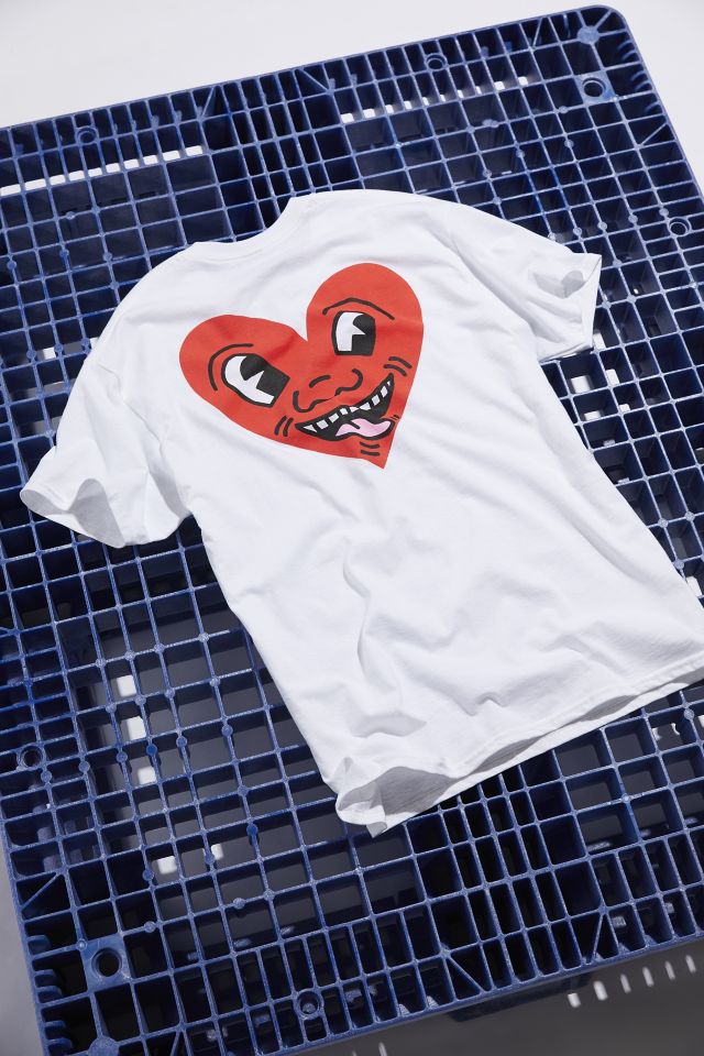 Keith Haring Heart Tee Urban Outfitters