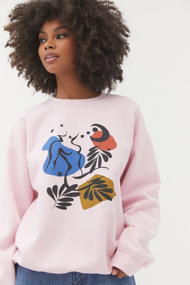 Modern Art Crew Neck Sweatshirt | Urban Outfitters