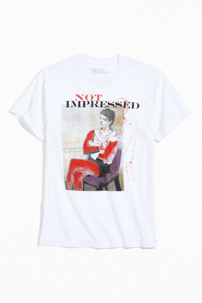 Picasso Not Impressed Tee | Urban Outfitters