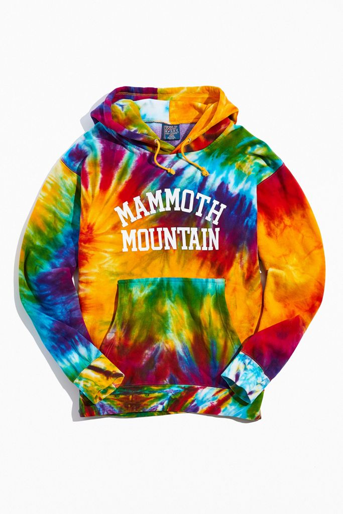 Vintage Mammoth Mountain Tie-Dye Hoodie Sweatshirt | Urban Outfitters